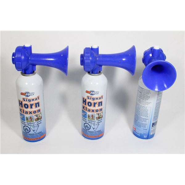 SIGNAL HORN KLAXON LOT OF 3