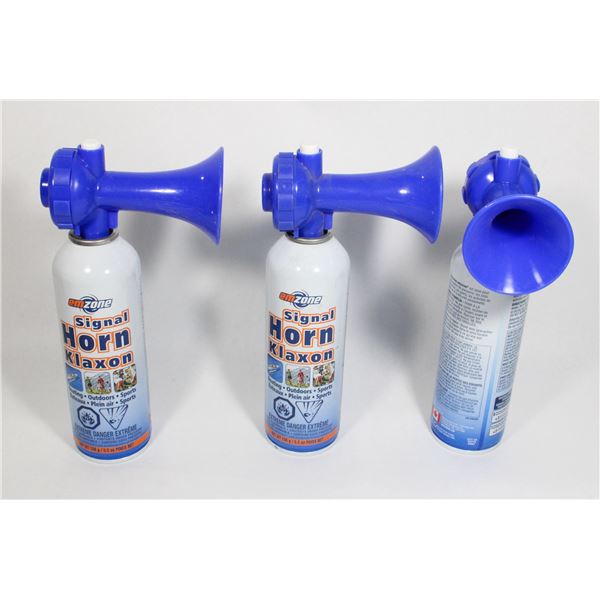 SIGNAL HORN KLAXON LOT OF 3