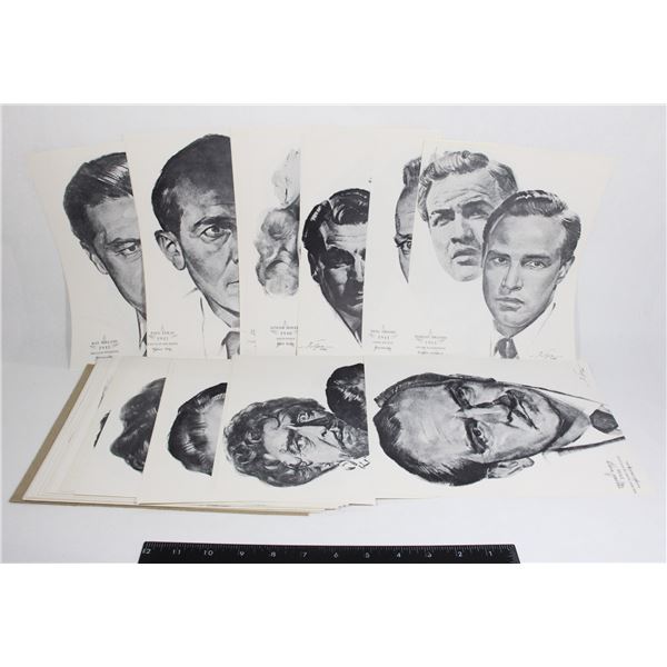 VINTAGE LOT OF ASSORTED FAMOUS ACTORS PICTURES