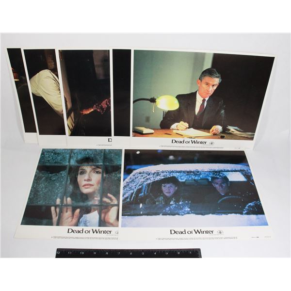 1987 DEAD OF WINTER MOVIE FILM POSTERS/ LOBBY CARDS
