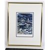 Image 1 : VINTAGE FRAMED WOLF PICTURE TONY BIANCO