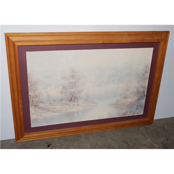 VINTAGE FRAMED OIL PAINTING