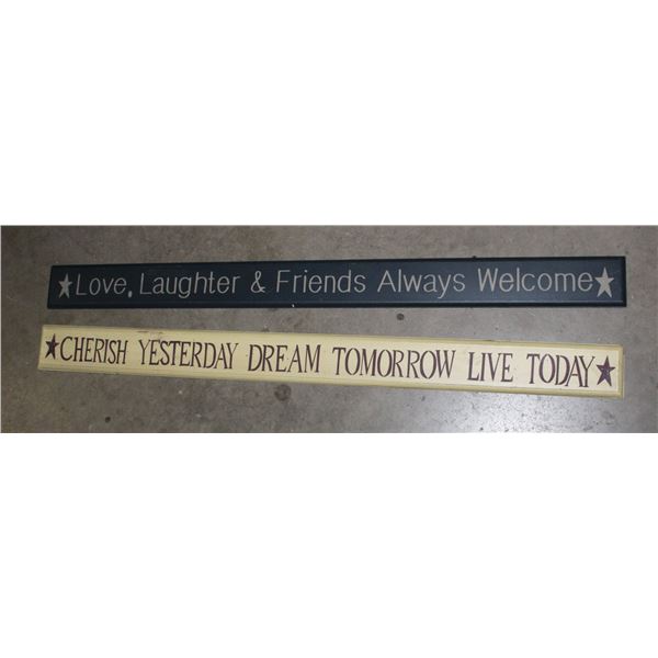 VINTAGE DECORATIVE SIGNS