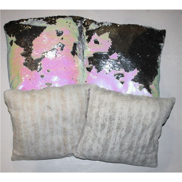 LOT OF 4 GOOD CONDITION THROW