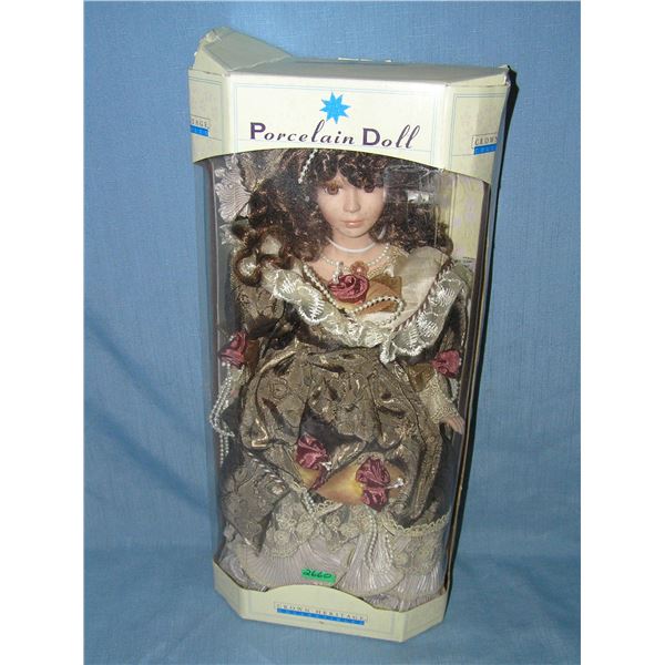 Porcelain doll by Crown Heritage in original box
