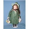 Image 1 : Porcelain doll with suede jacket and hat