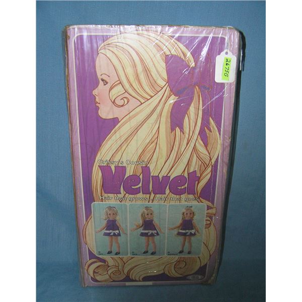 Crissy's friend Velvet by Ideal toys circa 1970 with original box