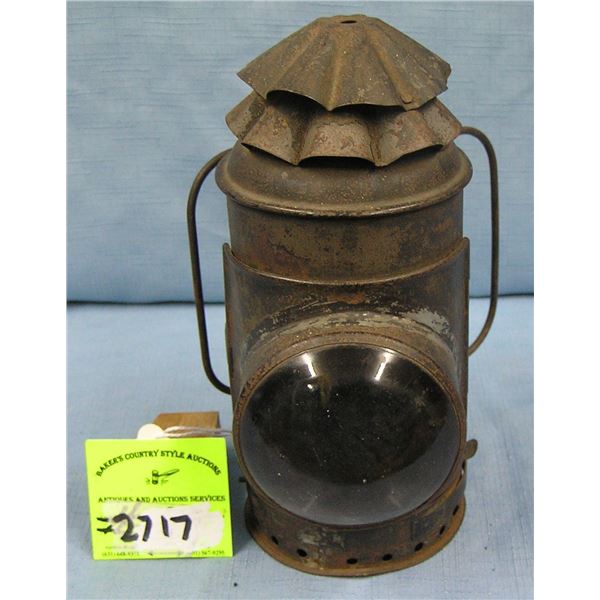 Antique Dietz police oil lantern