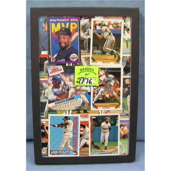 Collection of vintage all star baseball cards