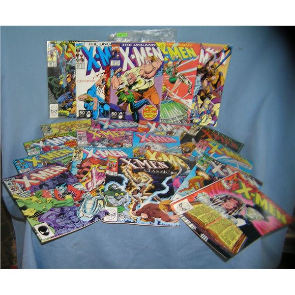 Large collection of vintage Xmen comic books