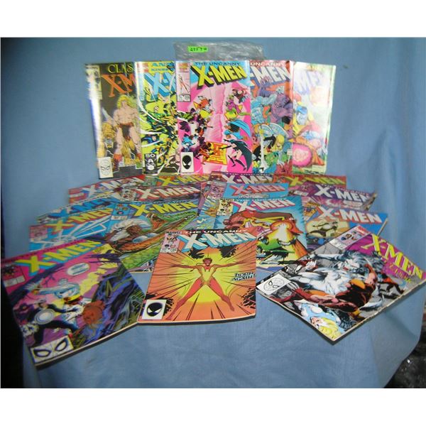 Large collection of vintage Xmen comic books
