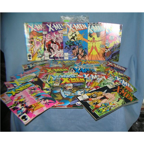 Large collection of vintage Xmen comic books