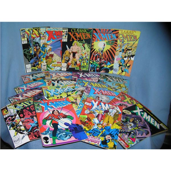 Large collection of vintage Xmen comic books