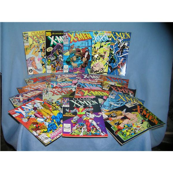 Large collection of vintage Xmen comic books