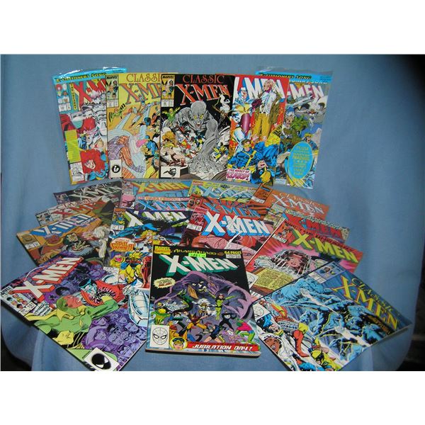 Large collection of vintage Xmen comic books