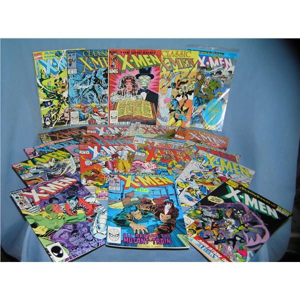 Large collection of vintage Xmen comic books