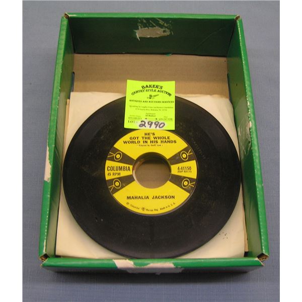 Mixed group of vintage 45 RPM records