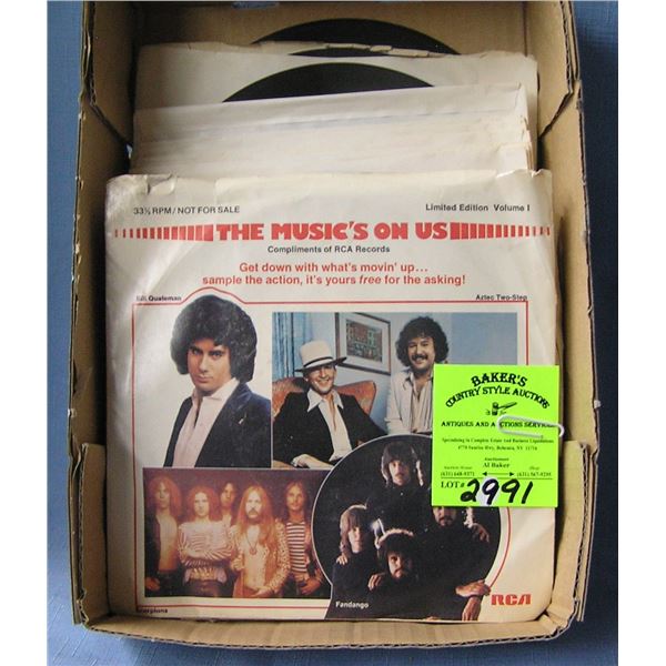 Mixed group of vintage 45 RPM records