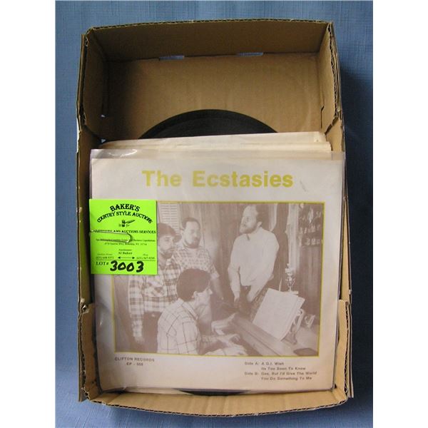 Mixed group of vintage 45 RPM records