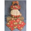 Image 1 : Early Black Mammy pot holder wall display