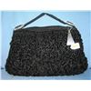 Image 1 : Lamb's wool pocket book with clear lucite strap
