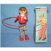Image 1 : Spin-A-Hoop wind up all tin mechanical toy