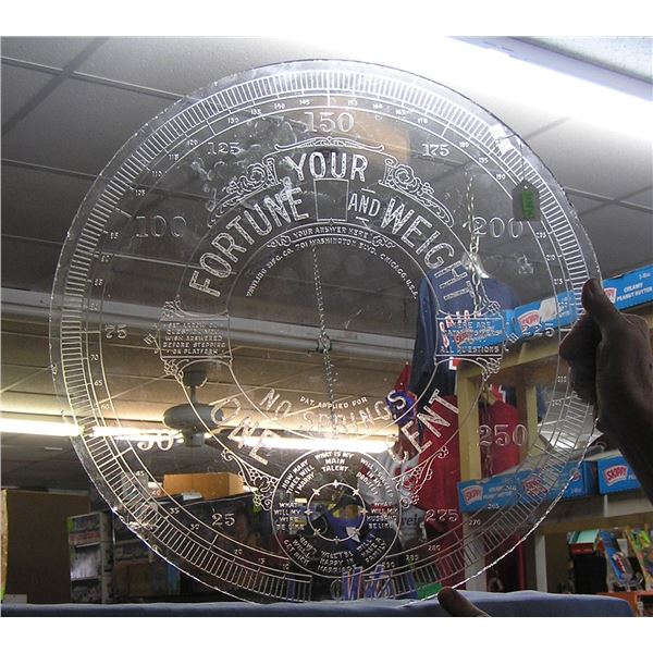 Early Coney Island 1 cent glass display piece