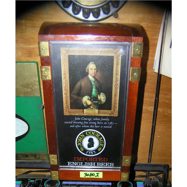 Early John Courage English beer display piece