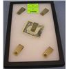 Image 1 : Group of quality gold plated money clips