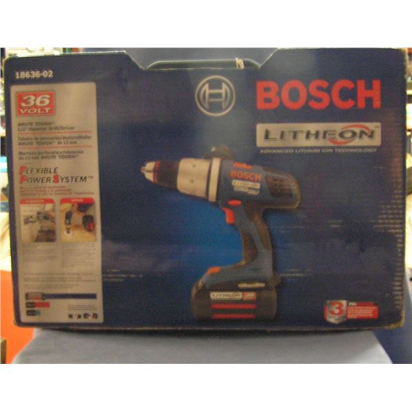 Bosch litheon 36 volt half inch hammer drill driver kit