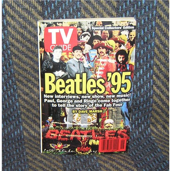 Vintage Beatles TV guide issue 1995