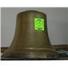 Image 1 : Large solid brass antique fire bell
