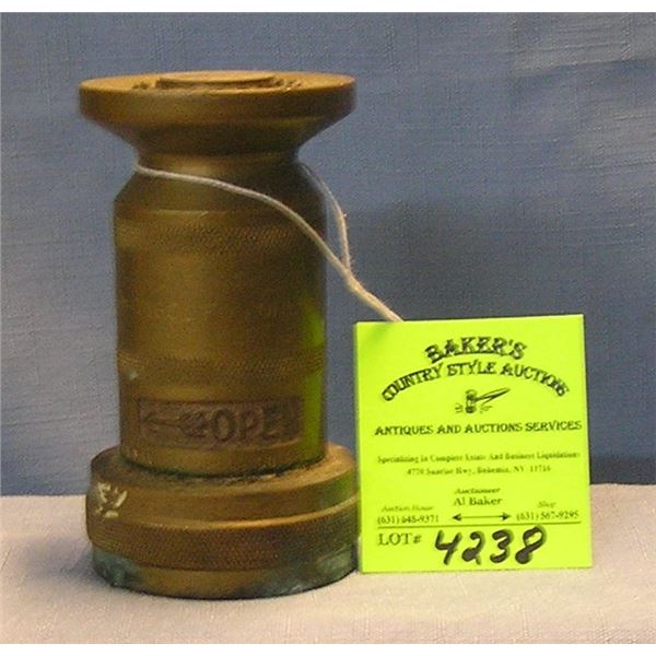 Vintage fire soaker nozzle by Allan company of Illinois