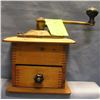 Antique dove tailed coffee grinder