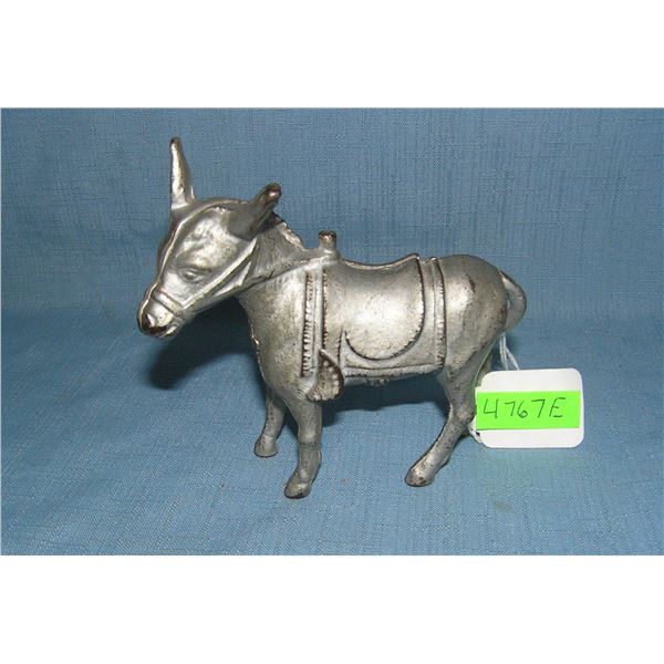 Early cast iron donkey bank circa 1915