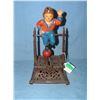 Image 1 : Boy on Trapeze cast iron mechanical bank circa 1950s