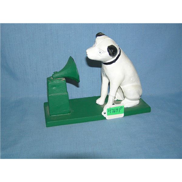 Nipper the dog cast iron bank