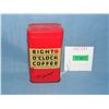 Image 1 : Tin eight o'clock cofee bank