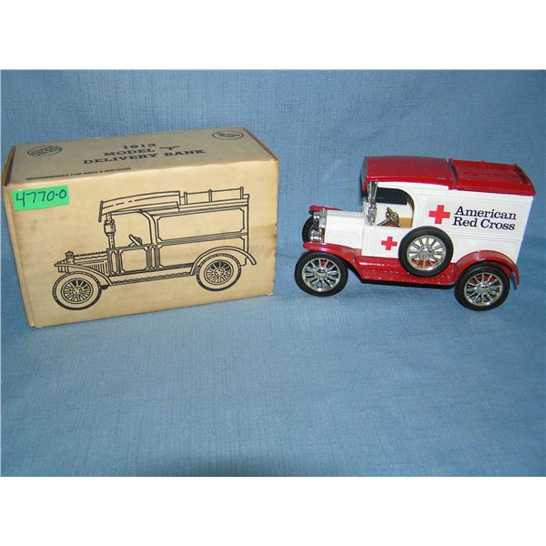 American Red Cross ambulance bank with original box