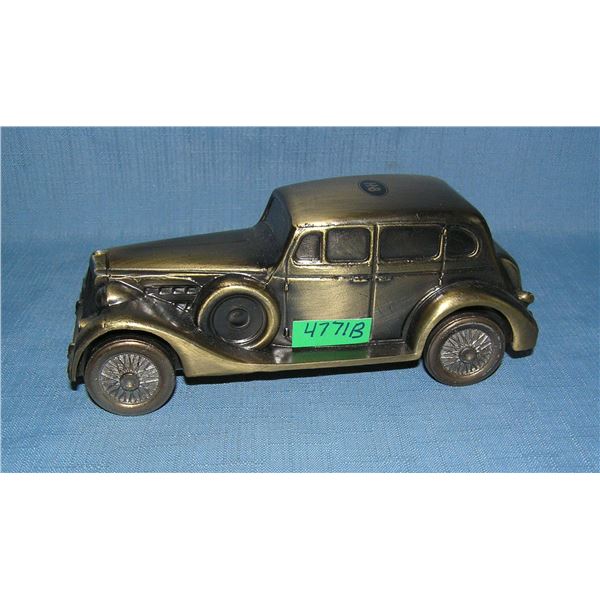 1937 Packard V12 all cast metal car bank