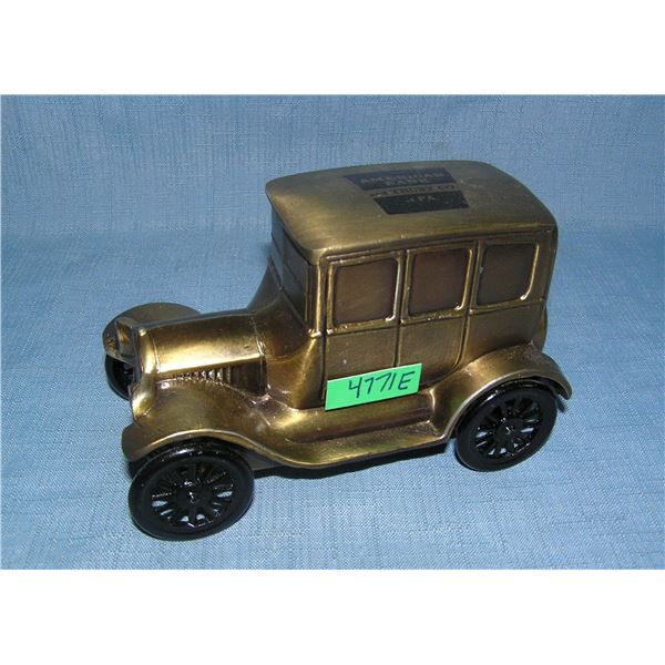 1926 Ford Sedan all cast metal car bank