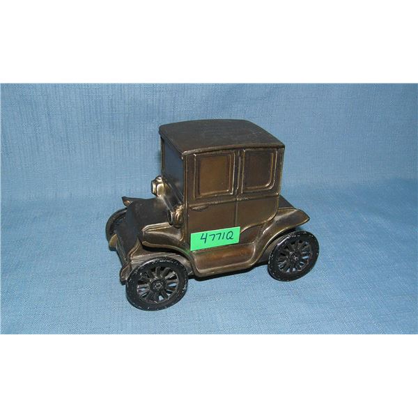 1910 Baker Electric all cast metal car bank