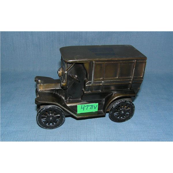 1915 Ford Sedan all cast metal car bank