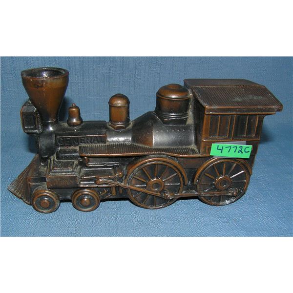 The General steam locomotive all cast metal train bank