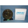 Image 1 : Virgo Zodiac coin bank all cast metal with original box