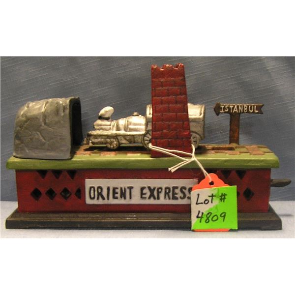 Orient Express Train mechanical bank