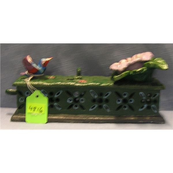 Bird in Flower mechanical bank