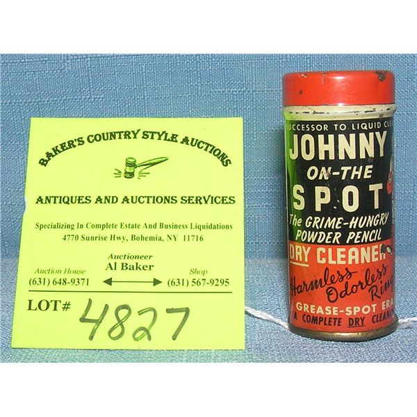 Johnny on the Spot grease and spot remover