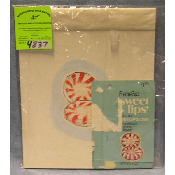 Vintage Flame Glow advertising proof art work