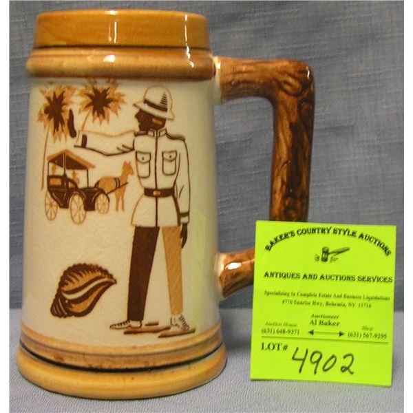 Vintage Bahamian constable beer mug
